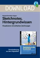 Vorschau - Lehrpläne/Lehrermaterial - Sketchnotes, Hintergrundwissen - Visualisieren mit einfachen Zeichnungen - Deckblatt