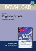 Vorschau - Arbeitsblätter - Digitale Spiele - Lapbooks gestalten - Deckblatt