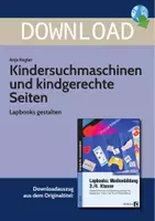Vorschau - Arbeitsblätter - Kindersuchmaschinen und kindgerechte Seiten - Lapbooks gestalten - Deckblatt