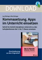 Vorschau - Stundenentwürfe - Kommasetzung, Apps im Unterricht einsetzen - Schritt für Schritt interaktiven Unterricht zu den Lehrplanthemen der 5. bis 7. Klasse umsetzen - Deckblatt