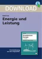Vorschau - Arbeitsblätter - Energie und Leistung - Deckblatt