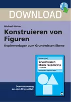 Vorschau - Arbeitsblätter - Konstruieren von Figuren - Kopiervorlagen zum Grundwissen Ebene Geometrie 5.-10. Klasse - Deckblatt