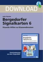 Vorschau - Lehrpläne/Lehrermaterial - Bergedorfer Signalkarten 6 - Visuelle Hilfen zu Klassendiensten - Deckblatt