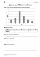 Vorschau - Stundenentwürfe - Stochastik 7./8. Klasse: Zentral- und Mittelwert - Mathetraining in 3 Kompetenzstufen - Seite 3