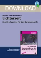 Vorschau - Stundenentwürfe - Lichterzeit - Kreative Projekte für den Kunstuntericht - Deckblatt
