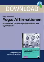 Vorschau - Stundenentwürfe - Yoga: Affirmationen - Materialien für den Sportunterricht am Gymnasium - Deckblatt