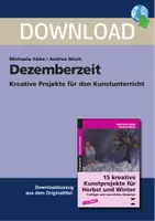 Vorschau - Stundenentwürfe - Dezemberzeit - Kreative Projekte für den Kunstuntericht - Deckblatt