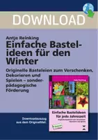Vorschau - Mal- und Bastelvorlagen - Einfache Bastelideen für den Winter - Originelle Basteleien zum Verschenken, Dekorieren und Spielen -sonderpädagogische Förderung - Deckblatt
