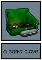 Vorschau - Stationenlernen - Camping Food Flash Cards - Seite 3