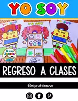 Vista previa - Manualidades / Dibujos para colorear - Regreso a clases - Todo sobre mí - Portada