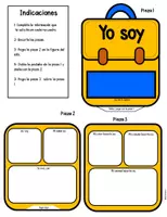 Vista previa - Manualidades / Dibujos para colorear - Regreso a clases - Todo sobre mí - página 3
