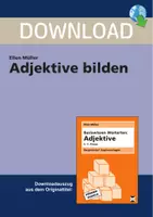 Vorschau - Stundenentwürfe - Adjektive bilden - Deckblatt