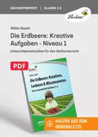 Vorschau - Unterrichtsreihen - Die Erdbeere: Kreative Aufgaben - Niveau 1 - Deckblatt