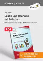 Vorschau - Unterrichtsreihen - Lesen und Rechnen mit Märchen - Deckblatt