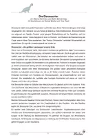 Vorschau - Unterrichtsreihen - Dinosaurier: Reptilien, Aussterben und Kreatives - Seite 1