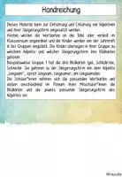 Vorschau - Fördermaterial/Inklusion - Materialpaket Adjektive - Seite 1