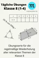 Vorschau - Arbeitsblätter - Übungsstunden/Vertretungsstunden/AB-Serie Mathe Kl. 8 RS Nr. 1-4 - Deckblatt