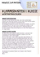 Vorschau - Aufgabenkarten - Miniklammerkarten Anlaut N (Lesegeister, Wortanfang) - Seite 1