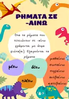 Προεπισκόπηση - Αφίσες - Αφίσες με τις καταλήξεις των ρημάτων - Σελίδα 2