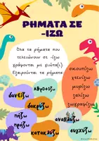 Προεπισκόπηση - Αφίσες - Αφίσες με τις καταλήξεις των ρημάτων - Σελίδα 3