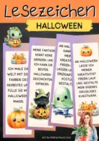 Vorschau - Mal- und Bastelvorlagen - Halloween-Zauber: Lesezeichen, die Kindern Stärke verleihen - Seite 1