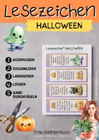 Vorschau - Mal- und Bastelvorlagen - Halloween-Zauber: Lesezeichen, die Kindern Stärke verleihen - Seite 2