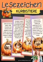 Vorschau - Mal- und Bastelvorlagen - Entdecke deine Stärke mit Lesezeichen und niedlichen Kürbistieren - Seite 3