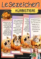 Vorschau - Mal- und Bastelvorlagen - Entdecke deine Stärke mit Lesezeichen und niedlichen Kürbistieren - Seite 2