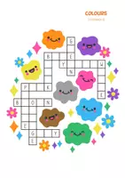 Vorschau - Arbeitsblätter - Farben Englisch Grundschule - Colours - Crossword - Kreuzworträtsel 2 - differenziert - Seite 2