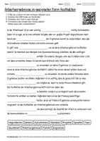 Vorschau - Arbeitsblätter - Arbeitsblatt "Arbeitsergebnisse in geeigneter Form festhalten" + interaktive Lösung & MP3 + - Deckblatt