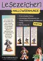 Vorschau - Mal- und Bastelvorlagen - Lesezeichen: Herbstzeit und Halloweenhunde mit Sprüchen | 1. bis 6. Klasse - Deckblatt
