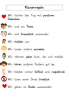 Vorschau - Arbeitsblätter - Soziales Lernen - Klassenregeln | Grundschule - Seite 1