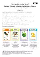 Vorschau - Spiele - Einfaches Rechtschreib-Kartenspiel: Lange Vokale - Seite 1