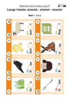 Vorschau - Spiele - Einfaches Rechtschreib-Kartenspiel: Lange Vokale - Seite 2