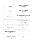 Vorschau - Spiele - Lerndomino "Menschliches Auge und Licht" - Seite 1