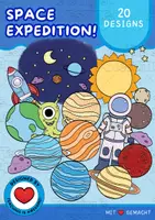 anteprima - Clipart / Immagini originali - Spedizione nello spazio | 20 clipart spaziali | Colorate - Pagina di copertina
