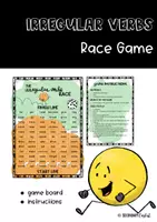 Vorschau - Spiele - Irregular Verbs Race Game - Deckblatt