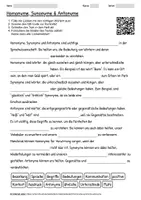 Vorschau - Arbeitsblätter - Lernposter + Arbeitsblatt "Homonyme, Synonyme & Antonyme" + interaktive Lösung & MP3 + Mindmap + Infografik - Seite 1