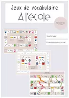 Vorschau - Stationenlernen - À l'école Spielfelder Schulmaterialien - Deckblatt