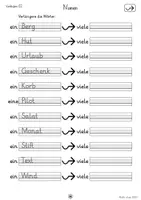 Vorschau - Arbeitsblätter - Die Fresch-Methode 03: Verlängern (10 ABs, Rechtschreibung in der Grundschule) - Seite 2