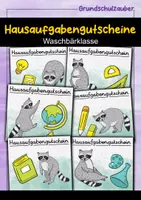 Vorschau - Arbeitsblätter - Waschbärklasse Materialpaket - Waschbär Sparpaket - Seite 1