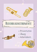 Vorschau - Arbeitsblätter - Blechblasinstrumente - Deckblatt