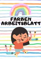 Vorschau - Arbeitsblätter - Deutsch oder Kunst | Vorschule | 1. Klasse | 2. Klasse | Arbeitsblatt | Ausmalen | Farben erkennen - Deckblatt