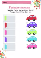 Vorschau - Arbeitsblätter - Deutsch oder Kunst | Vorschule | 1. Klasse | 2. Klasse | Arbeitsblatt | Ausmalen | Farben erkennen - Seite 2