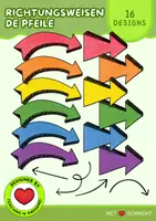 Vorschau - selbst erstellte Cliparts/Grafiken - Richtungsweisende Pfeile | Icons | Farbige Pfeile Clipart - Deckblatt