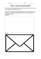 Vorschau - Arbeitsblätter - Materialpaket - Verfassen eines Briefes - Deckblatt