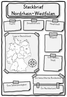 Vorschau - Unterrichtsreihen - Steckbrief alle Bundesländer Erdkunde Klasse 1, 2, 3, 4 - Seite 1