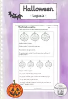 Vorschau - Arbeitsblätter - Halloween - Leselogicals - Grundschule - Deckblatt