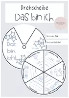 Vorschau - Arbeitsblätter - Das bin ich Drehscheibe - Deckblatt