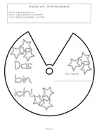 Vorschau - Arbeitsblätter - Das bin ich Drehscheibe - Seite 1